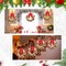 14 Inch Timer Lighted Christmas Wreaths 13.77"D x 15.74"W x 13.77"H